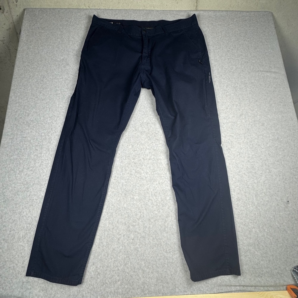 Oakley Eyewear Functional System Slim Tapered Fit Pants Navy Blue 40x32 Mens